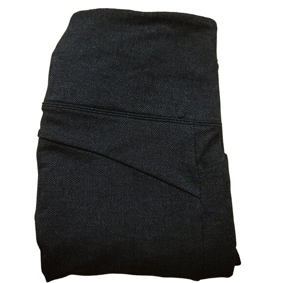 Athleta Womens XS Leggings Herringbone Mercer Tight High Rise Blue Black #353504 - Picture 11 of 14